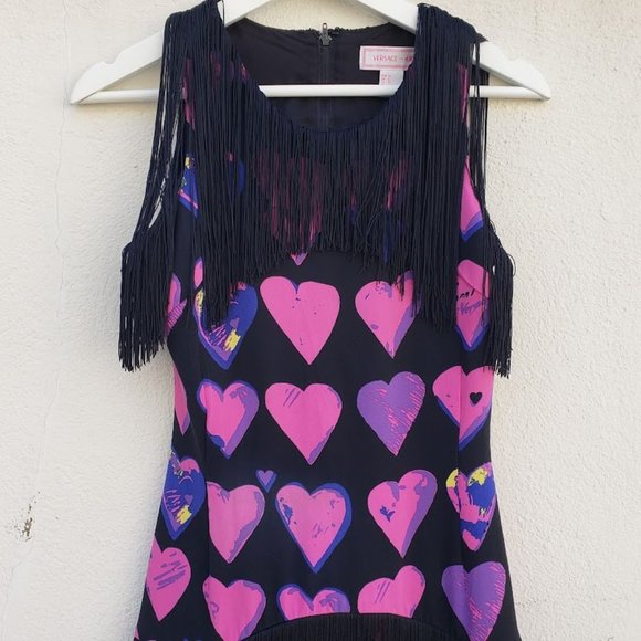 Versace H&M Heart Flapper Dress - Picture 6 of 8